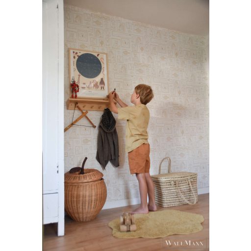 RASCH Roomblush 300156 sárga állatos gyermek digitális panel