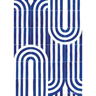   RASCH Roomblush 300162 kék palota mintás ifjúsági digitális panel