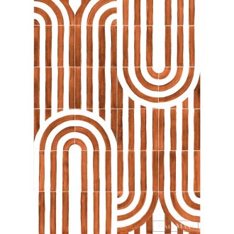   RASCH Roomblush 300163 narancssárga palota mintás ifjúsági digitális panel