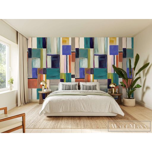 RASCH Roomblush 300171 színes tégla mintás gyermek digitális panel