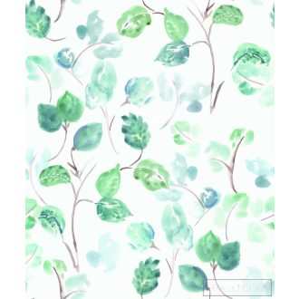   RASCH Roomblush 300188 zöld levél mintás gyermek digitális panel