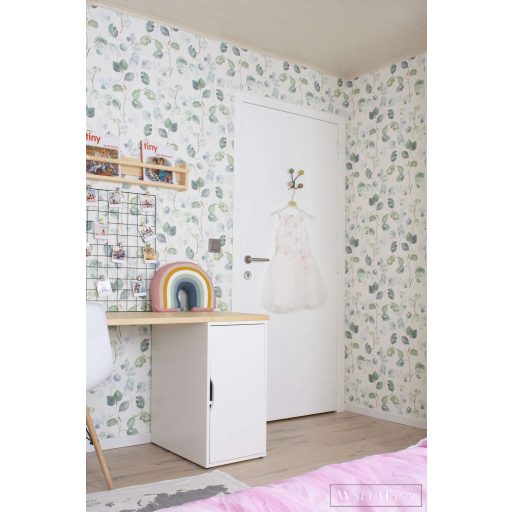 RASCH Roomblush 300188 zöld levél mintás gyermek digitális panel