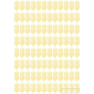   RASCH Roomblush 300194 sárga toll mintás gyermek digitális panel