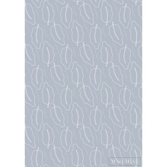   RASCH Roomblush 300201 kék levél mintás gyermek digitális panel