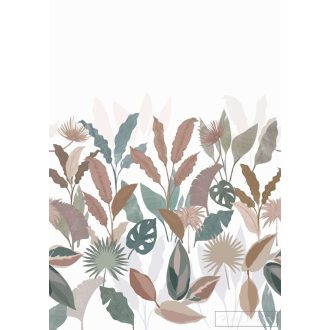   RASCH Roomblush 300209 zöld levél mintás gyermek digitális panel