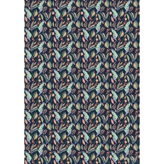   RASCH Roomblush 300211 fekete hacienda mintás gyermek digitális panel