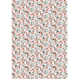   RASCH Roomblush 300212 zöld gyümölcs mintás gyermek digitális panel