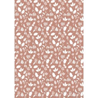   RASCH Roomblush 300226 rózsaszín őszi mintás gyermek digitális panel