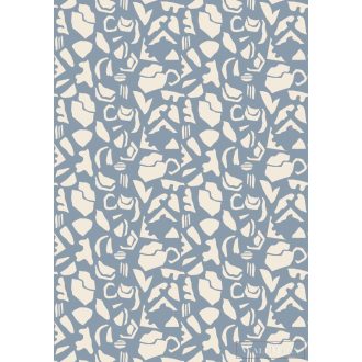   RASCH Roomblush 300317 kék puzzle mintás gyermek digitális panel