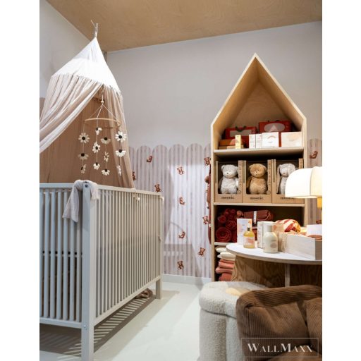 RASCH Roomblush 300372 bézs mr teddy mintás gyermek digitális panel