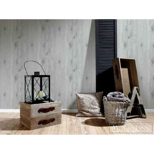 AS CREATION szürke fa mintás tapéta 30043-3