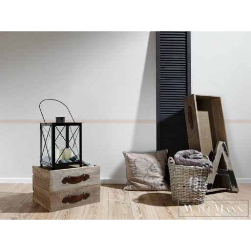 AS CREATION Only Borders 30300-1 bézs levél mintás modern bordűr