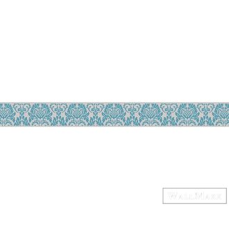  AS CREATION Only Borders 30389-1 kék barokk mintás klasszikus bordűr