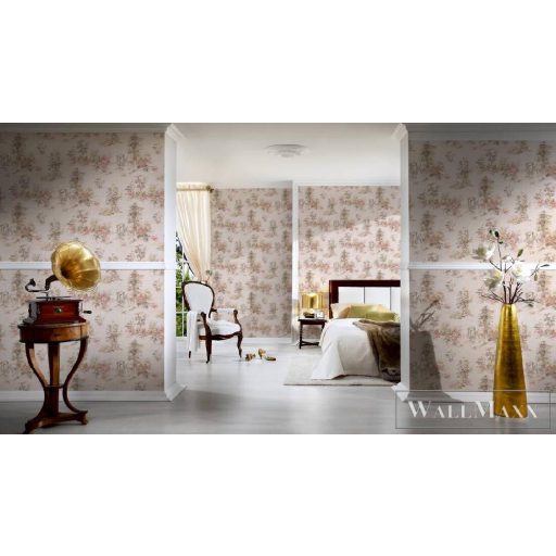 AS CREATION ROMANTICO 2022 30429-2 KRÉMSZÍNŰ DESIGN TAPÉTA