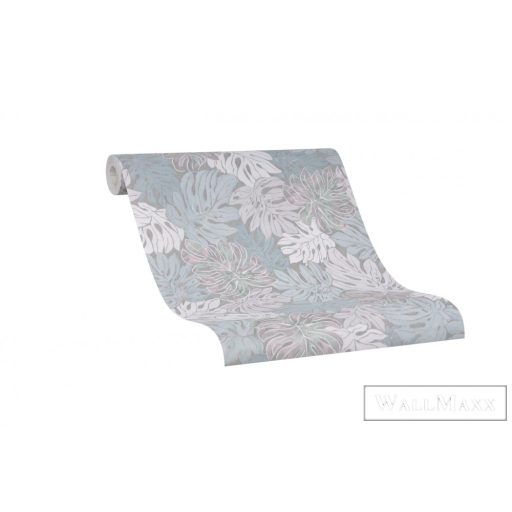 Marburg Casual 30435 Natúra kék filodendron mintás tapéta