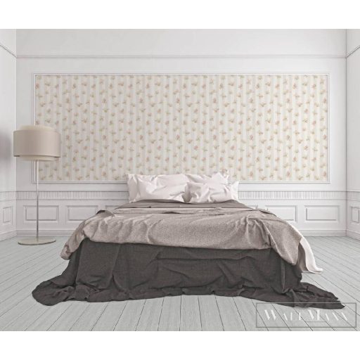 AS CREATION ROMANTICO 2022 30447-1 KRÉMSZÍNŰ VIRÁGOS TAPÉTA