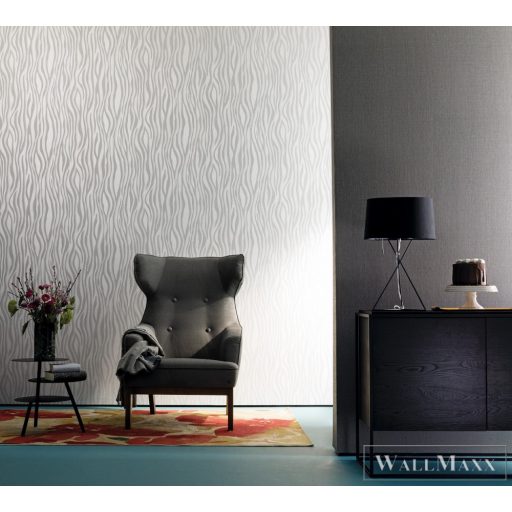 Marburg Casual 30449 szürke Textil mintás Modern vlies tapéta