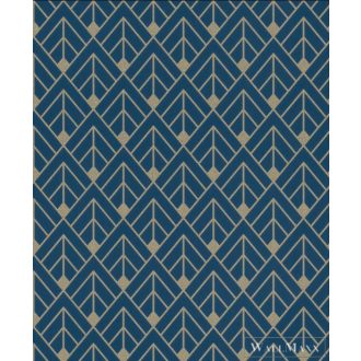 RASCH SANSA 2021 305517 kék ARANY TAPÉTA