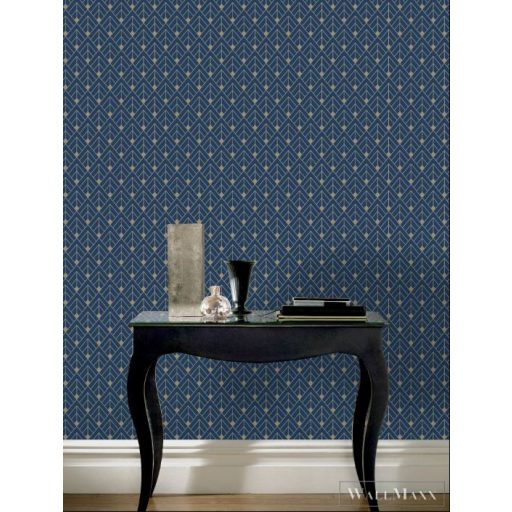 RASCH SANSA 2021 305517 kék ARANY TAPÉTA