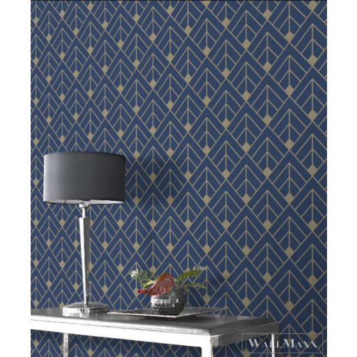 RASCH SANSA 2021 305517 kék ARANY TAPÉTA