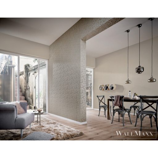 Marburg Home Classic Belvedere 30609 Romantikus drapp virág mintás tapéta