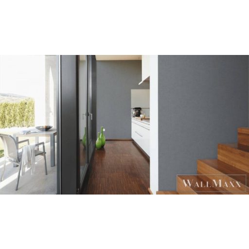 AS Creation Titanium 3 30646-2 szürke, fémhatású Fém-hatású Uni tapéta