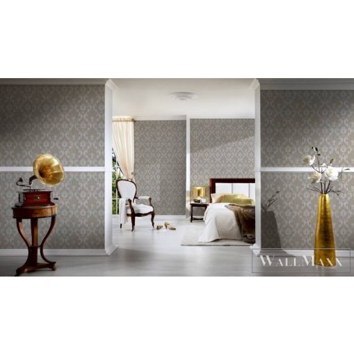 AS CREATION AP Finest 30658-3 ezüst barokk mintás klasszikus tapéta