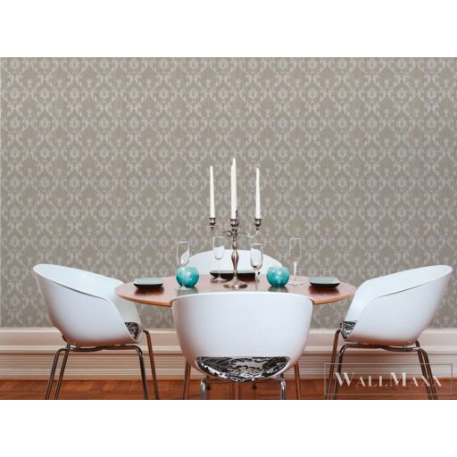 AS CREATION AP Finest 30658-3 ezüst barokk mintás klasszikus tapéta