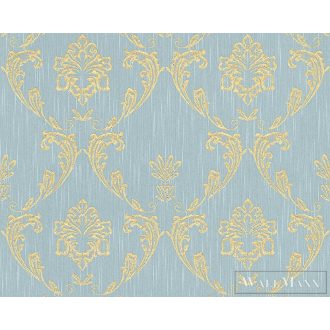   AS CREATION AP Finest 30658-6 kék barokk mintás klasszikus tapéta
