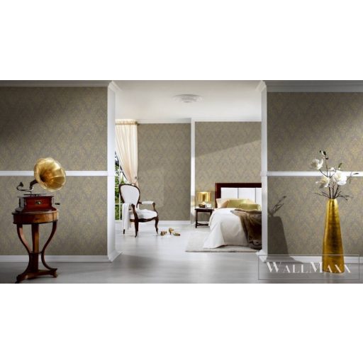 AS CREATION AP Finest 30659-3 arany barokk mintás klasszikus tapéta