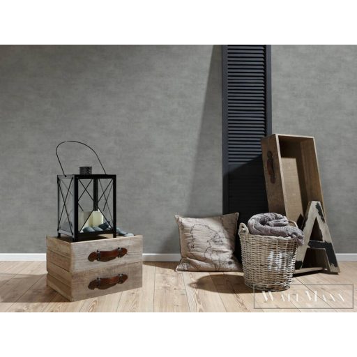 AS CREATION Elements 30668-3 szürke vakolat kőmintás tapéta