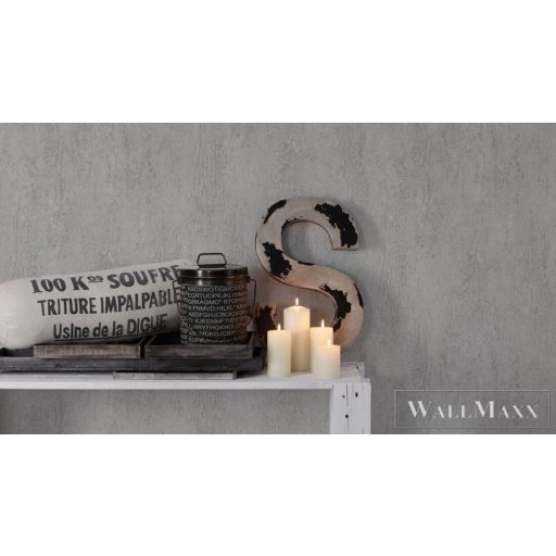 AS CREATION Elements 30669-4 szürke vakolat kőmintás tapéta