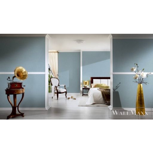 AS CREATION AP Finest 30683-1 kék csíkos modern tapéta