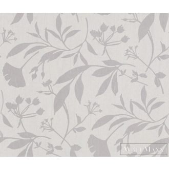   MARBURG Domotex 30924 szürke-gyöngy levél mintás Klasszikus tapéta