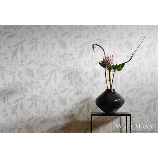 MARBURG Domotex 30927 szürke levél mintás Klasszikus tapéta