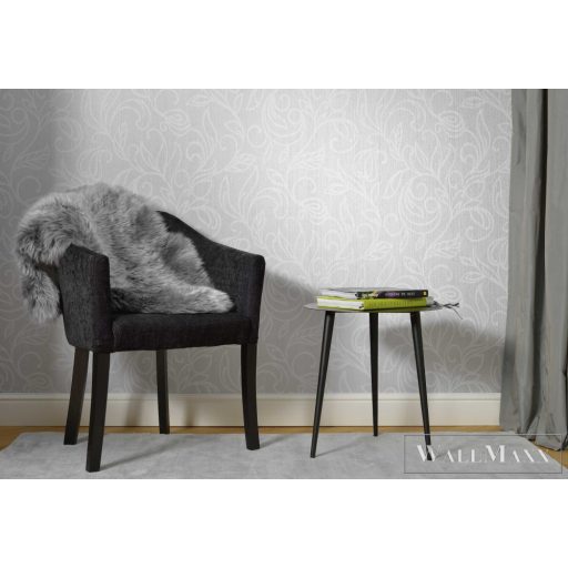 MARBURG Domotex 30929 szürke-ezüst levél mintás Grafikus XXL tapéta