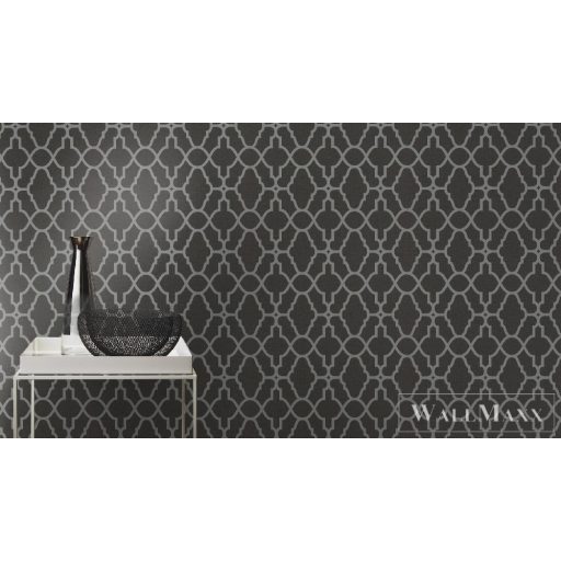 Rasch barna geometriai mintás tapéta 309348