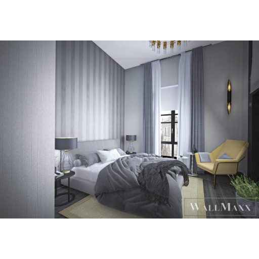 MARBURG Domotex 30944 szürke intarzia mintás Klasszikus tapéta