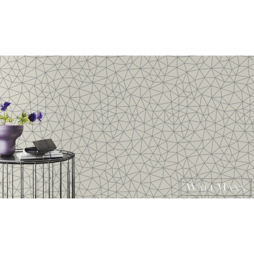 Rasch Symmetry 310009 ezüst grafikai tapéta