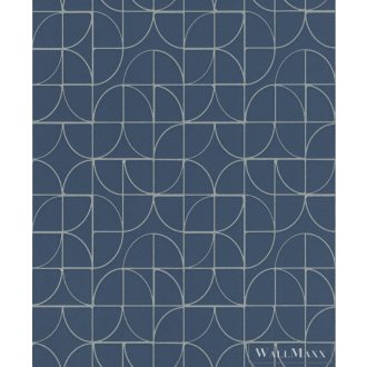 Rasch Symmetry 310108 kék grafikai tapéta