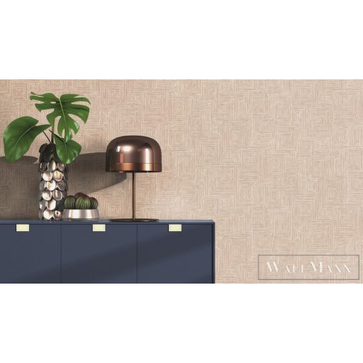 Rasch Symmetry 310221 pink grafikai tapéta