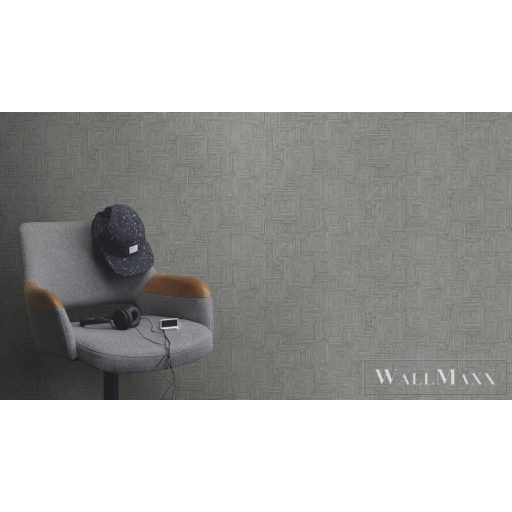 Rasch Symmetry 310238 szürke grafikai tapéta