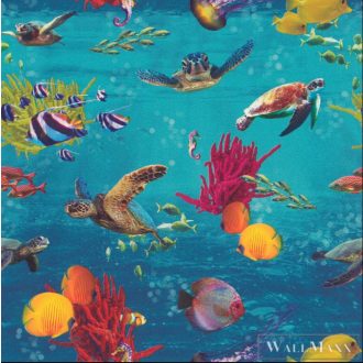 RASCH SANSA 2021 310405 TAPÉTA óceán halak tenger