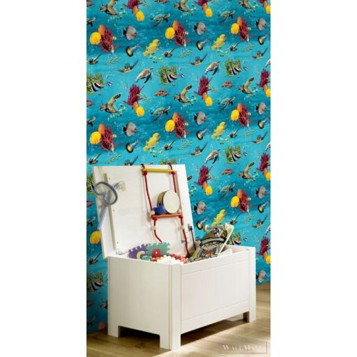 RASCH SANSA 2021 310405 TAPÉTA óceán halak tenger