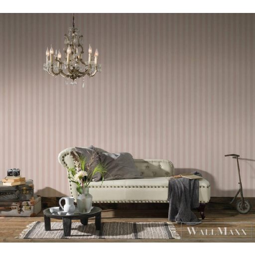 AS CREATION ROMANTICO 2022 3121-50 RÓZSASZÍN CSÍKOS TAPÉTA