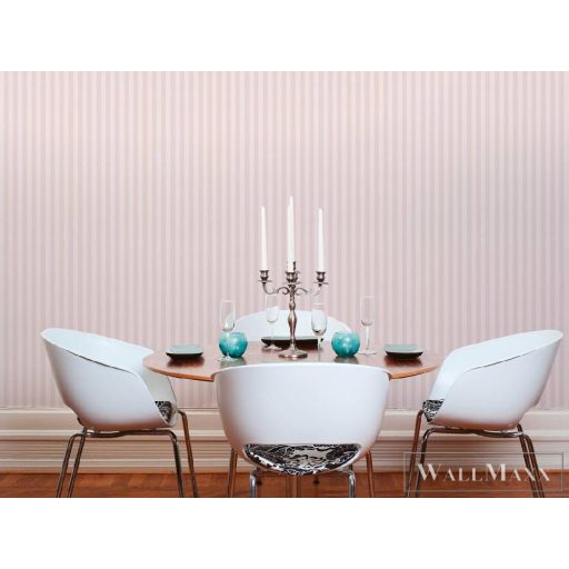 AS CREATION ROMANTICO 2022 3121-50 RÓZSASZÍN CSÍKOS TAPÉTA