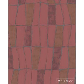   Marburg Silk Road 2022 31223 vörös Kő-mintás Modern tapéta