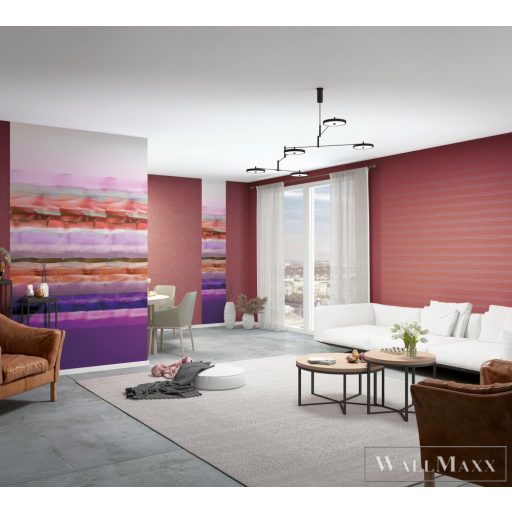 Marburg Silk Road 2022 31231 vörös Textil mintás Modern tapéta