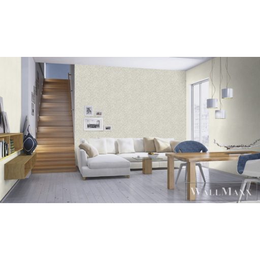 RASCH Factory V 315011 szürke levél mintás Ipari tapéta