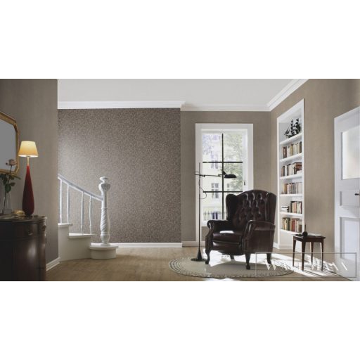 RASCH Factory V 315059 barna levél mintás Ipari tapéta